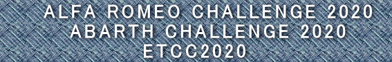      ALFA ROMEO CHALLENGE 2020@      ABARTH CHALLENGE 2020@    ETCC2020   