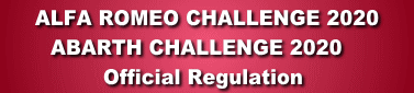      ALFA ROMEO CHALLENGE 2020      ABARTH CHALLENGE 2020       Official Regulation    